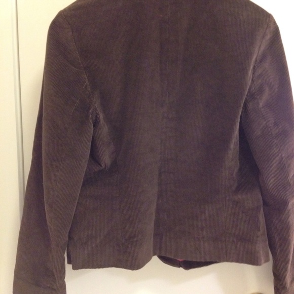 Talbots Brown Corduroy Blazer - Picture 2 of 3